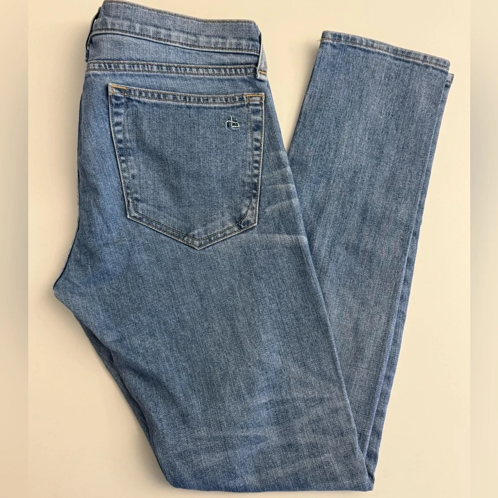 Y2K Rag & Bone/Jean Women's The Dre Low Rise Skinny Jeans Color Sunset Size 27 - Picture 3 of 13